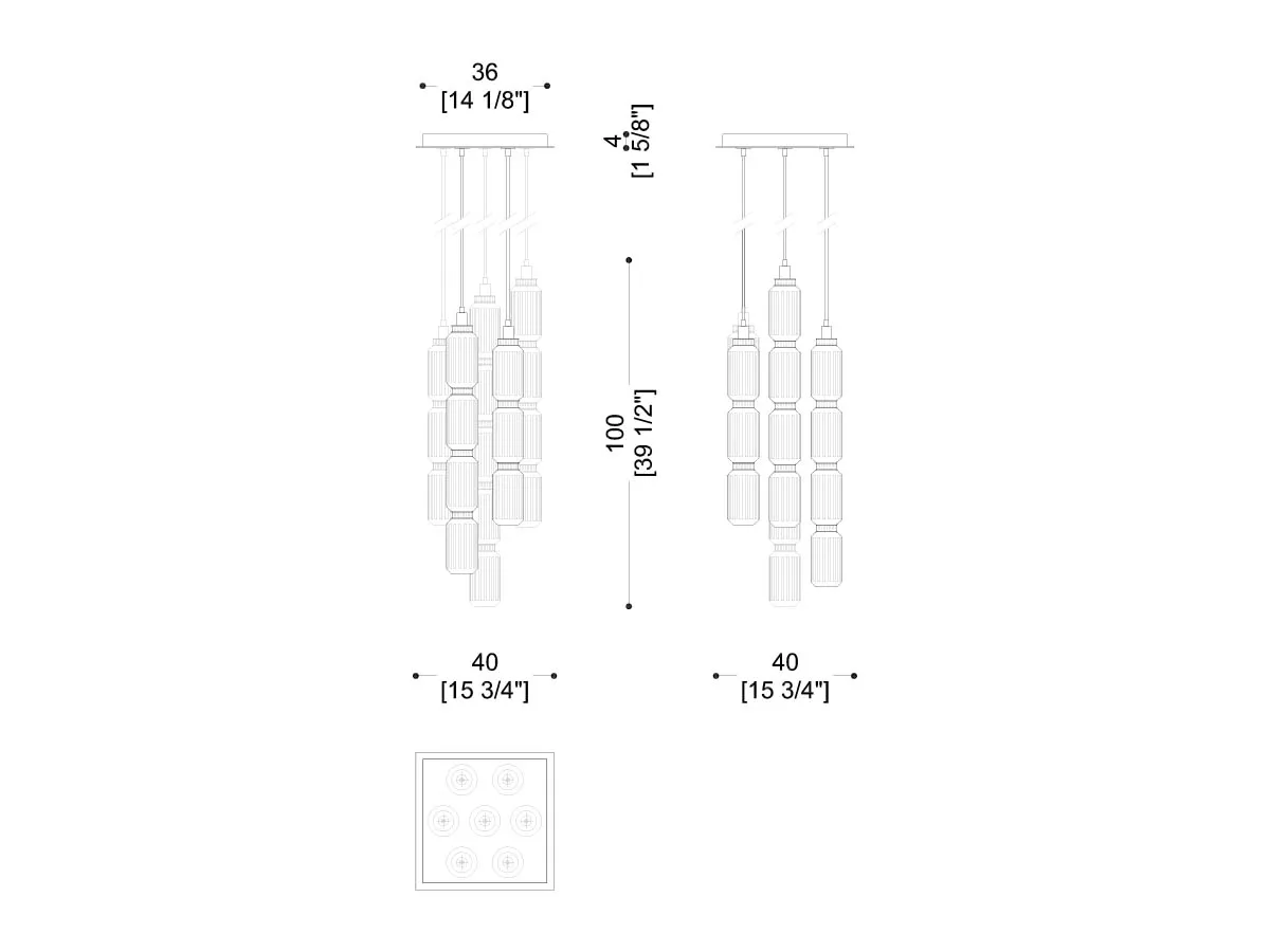 Ballet Chandelier-tec-394